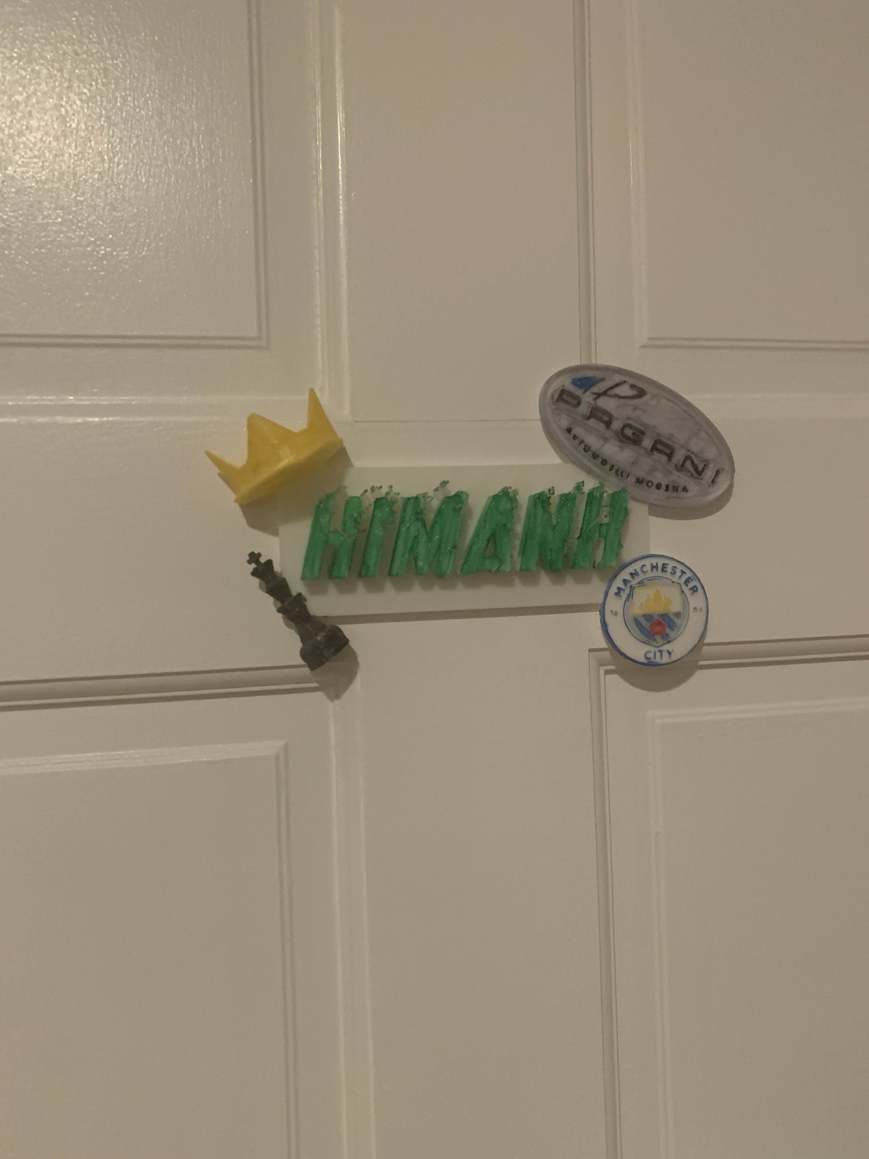 Name Plaque
