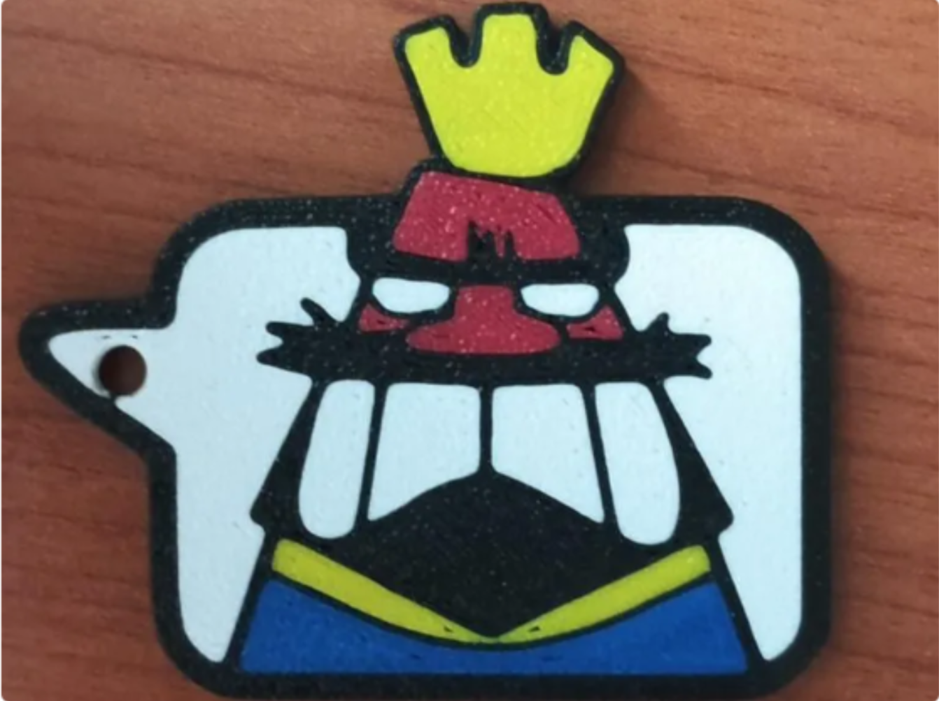 Cartoon King Keychain 👑